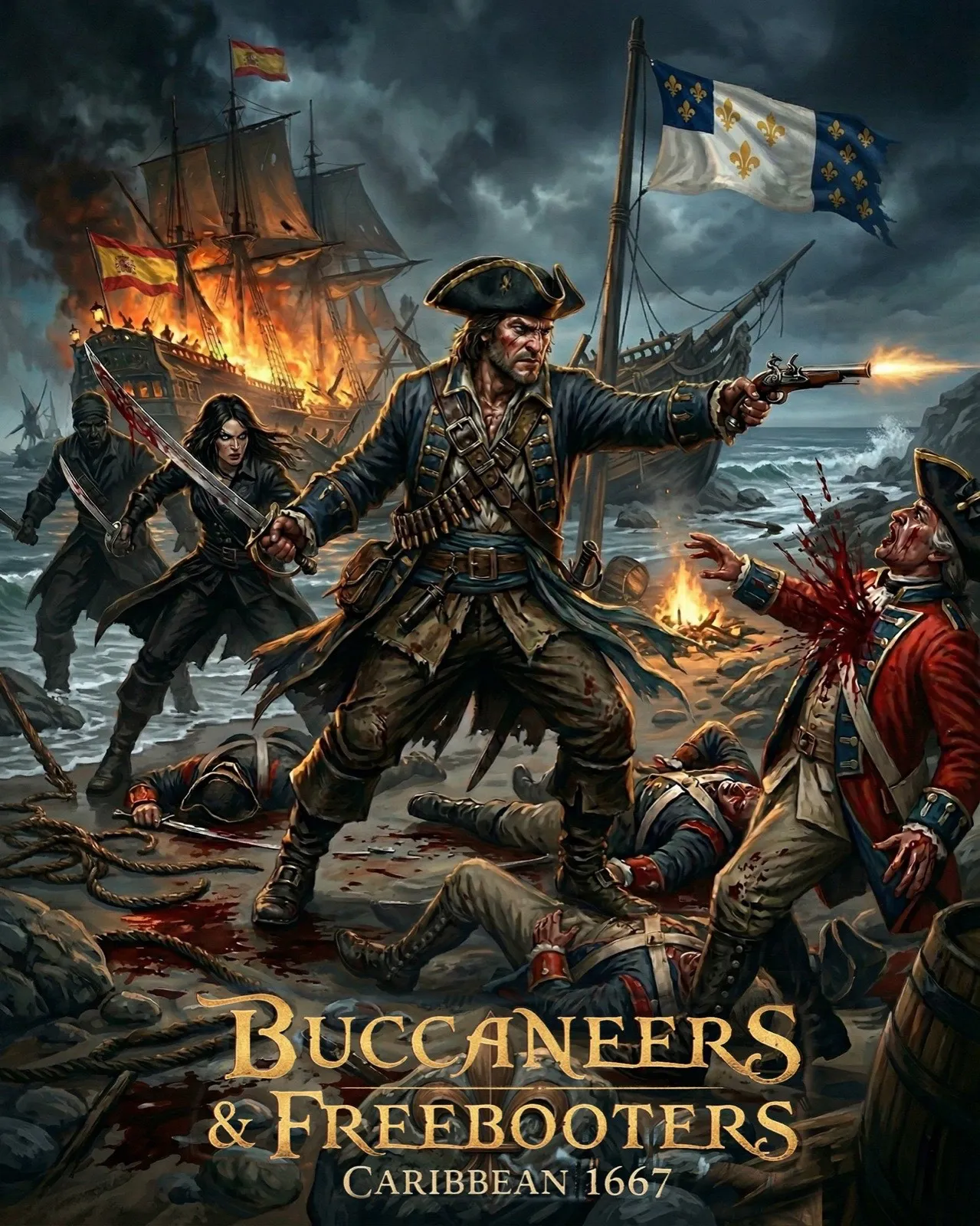 Buccaneers and Freebooters, key art